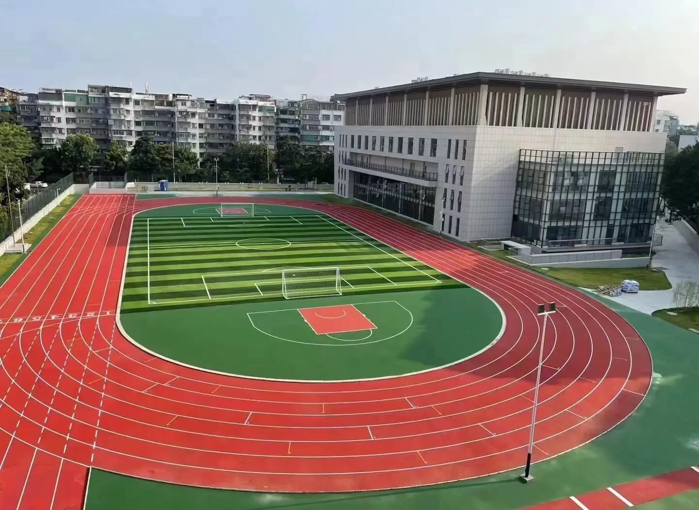 陇南市人造草坪塑胶篮球场 - 厂家